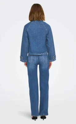 ONLY Jakke - April - Medium Blue Denim