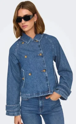 ONLY Jakke - April - Medium Blue Denim