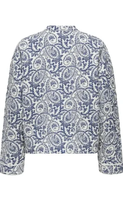 ONLY Jakke - Hallie - Cloud Dancer/Blue Tile