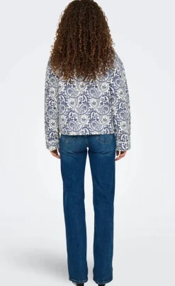 ONLY Jakke - Hallie - Cloud Dancer/Blue Tile