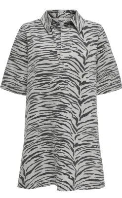 ONLY Kjole - Gry - Zebra