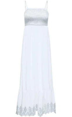 ONLY Kjole - Lou Smock - Bright White