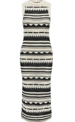 ONLY Kjole - Merida Life - Ecru Black