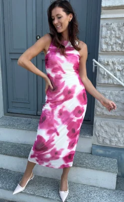 ONLY Kjole - Paris - Cloud Dancer/Sunne Flowers