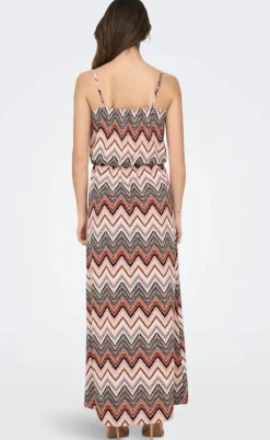 ONLY Kjole - Winner - Cloud Dancer Arabian zigzag