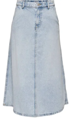 ONLY Nederdel - Mindy - Light Blue Denim