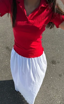 ONLY Nederdel - Tulum - Bright White