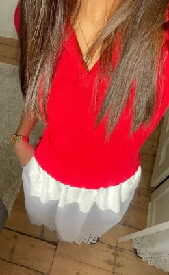 ONLY Nederdel - Tulum - Bright White