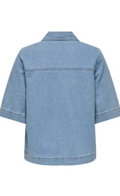 ONLY Skjorte - Belle - Light Blue Denim