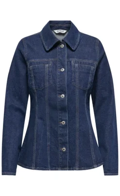 ONLY Skjorte - Elle - Dark Blue Denim