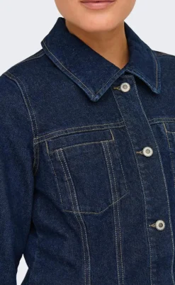 ONLY Skjorte - Elle - Dark Blue Denim