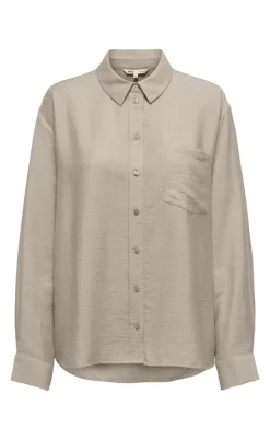 ONLY Skjorte - Lino - Grey