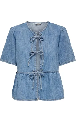 ONLY Skjorte - Noelle - Light Blue Denim