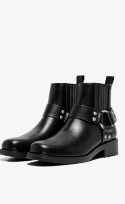 ONLY Støvler - Bax Biker - Black