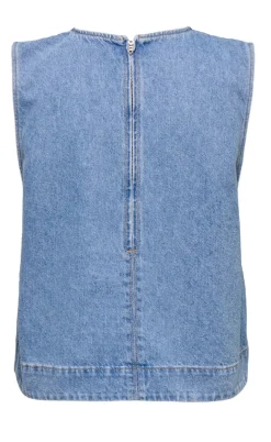 ONLY Top - Dorsi - Light Blue Denim