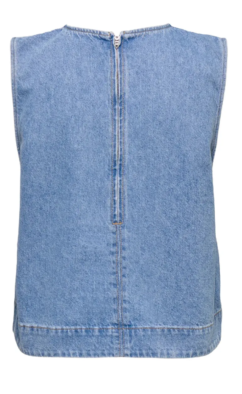 ONLY Top - Dorsi - Light Blue Denim