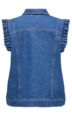ONLY Top - Kennedy - Medium Blue Denim