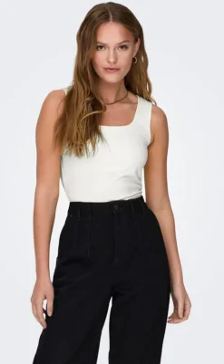 ONLY Top - Lea 2 Ways - Cloud Dancer