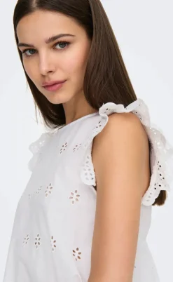 ONLY Top - Lou Life - Bright White