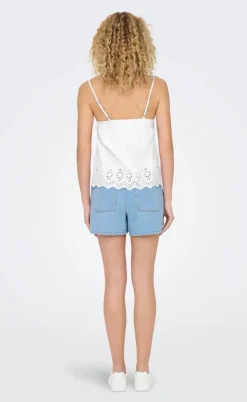 ONLY Top - Lou Singlet - Bright White