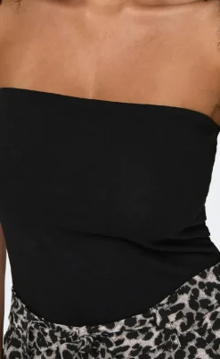 ONLY Top - Love Life - Black