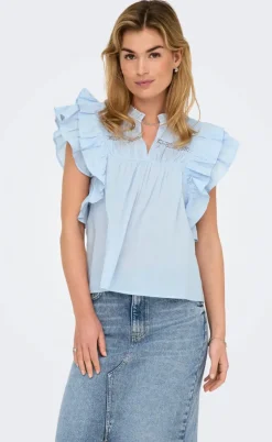 ONLY Top - Sunny - Cashmere Blue