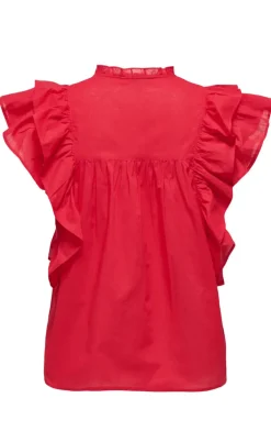 ONLY Top - Sunny - High Risk Red