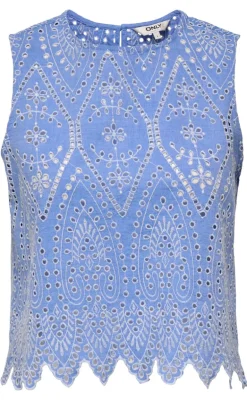 ONLY Top - Tulum - Blue Bonnet