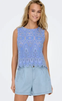 ONLY Top - Tulum - Blue Bonnet