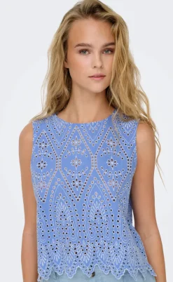 ONLY Top - Tulum - Blue Bonnet