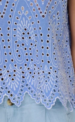 ONLY Top - Tulum - Blue Bonnet