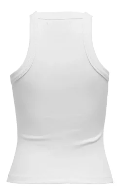 ONLY Top - Val SL -  Bright White/Extend