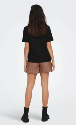 ONLY T-Shirt - Only S/S Tee - Black