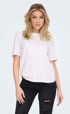 ONLY T-Shirt - Only S/S Tee - White