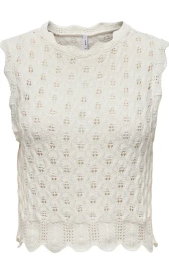 ONLY Vest - Luna Life - Cloud Dancer