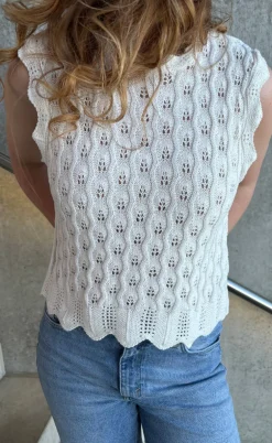 ONLY Vest - Luna Life - Cloud Dancer