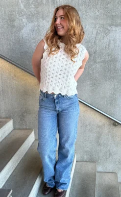 ONLY Vest - Luna Life - Cloud Dancer