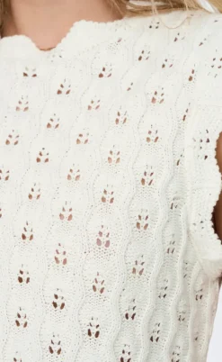 ONLY Vest - Luna Life - Cloud Dancer