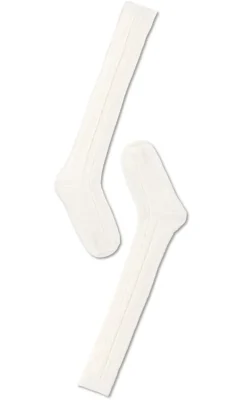 Oroblu Strømper - Woman Wool Cable Over Knee - Off White