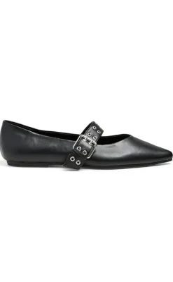 Pieces Ballerina - Saga Buckle - Black