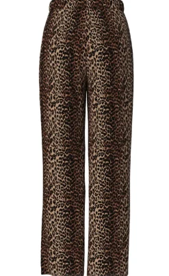 Pieces Bukser - Flora - Black Leo