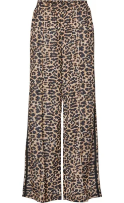 Pieces Bukser - Grace - Black Leo w. Black Stripes