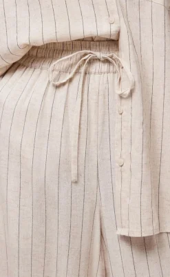 Pieces Bukser - Pia - Birch/Black