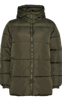 Pieces Jakke - Maddie  Puffer - Forest Night