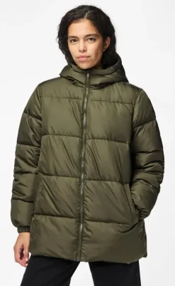 Pieces Jakke - Maddie  Puffer - Forest Night