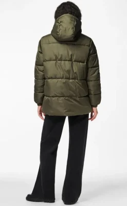 Pieces Jakke - Maddie  Puffer - Forest Night