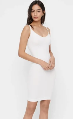 Pieces Kjole - Ballroom - White