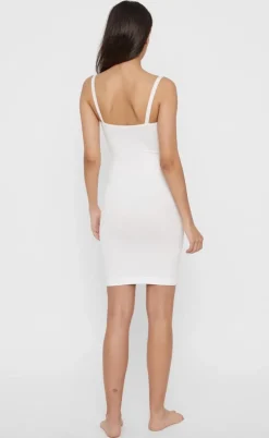 Pieces Kjole - Ballroom - White