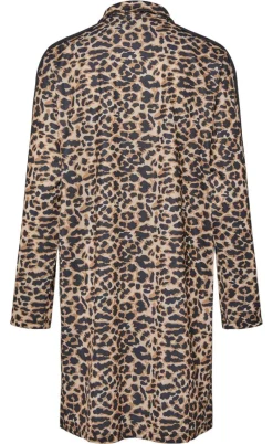 Pieces Kjole - Grace - Black Leo w. Black Stripe