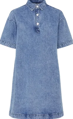 Pieces Kjole - Kenya - Medium Blue Denim